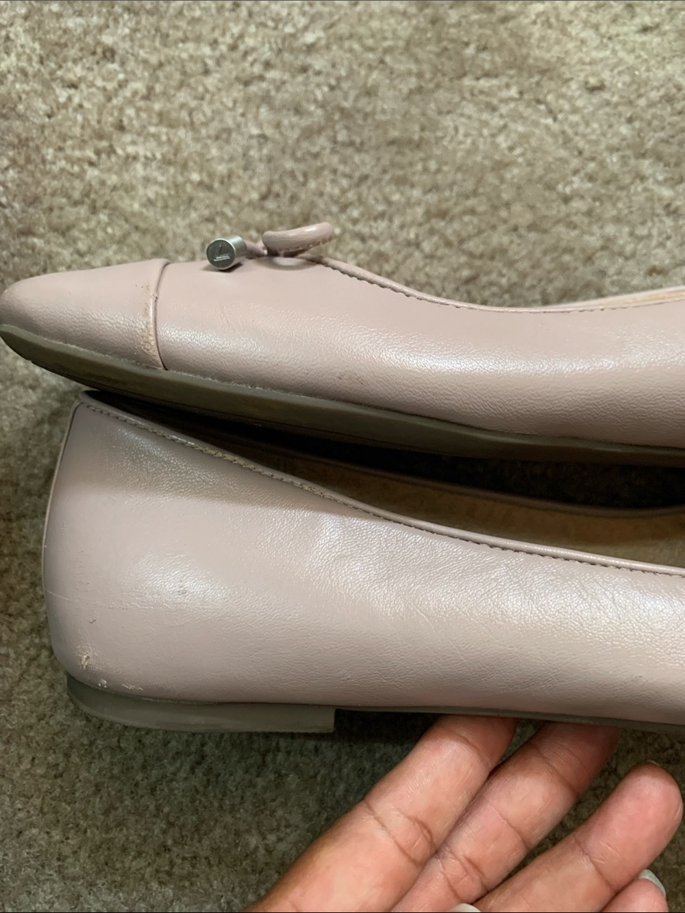 Vionic Klara Women’s Ballet Flats Sz 8 Light Lavender Leather Slip—on Coquette - Picture 11 of 14